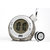 LED Mini Digital Clock Creative Smart Water Magic Element Water Power Alarm Clock Environmental protection  (GRAY)