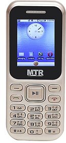 MTR MT 310 IN GOLDEN COLOR WITH LONG BATTERY BACK UP, FM, BLUETOOTH, MULTI LANGUAGE SUPPORT, DUAL SIM MOBILE PHONE