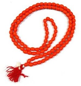 Ceylonmine Coral Beads Mala Natural Beads Munga Moonga Mala