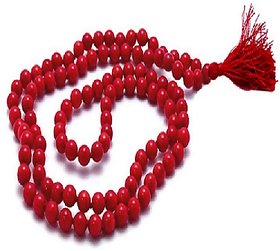 Ceylonmine Coral Mala Natural Beads Mala Moonga Munga Mala