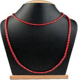 Natural Red Coral Mala Beads Munga Moonga Beads By