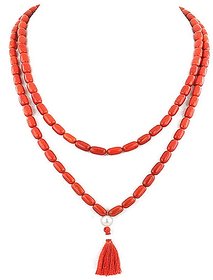 Ceylonmine Natural Coral Beads Mala Beads Mala
