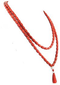 CEYLONMINE Original Red Coral Beads Mala
