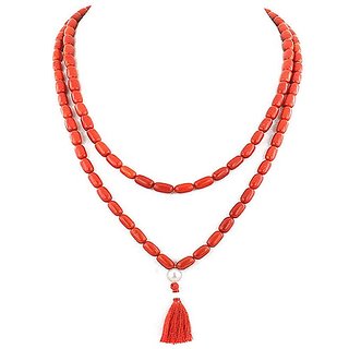 Ceylonmine Natural Coral Beads Mala Beads Mala