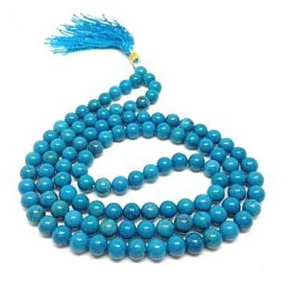 Ceylonmine- Natural Turquoise Firoza Mala For Astrological Purpose For Unis