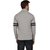 Paddle Up Light Grey Solid Cotton Shrug for Men
