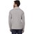 Paddle Up Light Grey Solid Cotton Shrug for Men